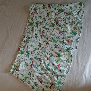 Lillie Green Paradise Scene golf tennis skirt with shorts